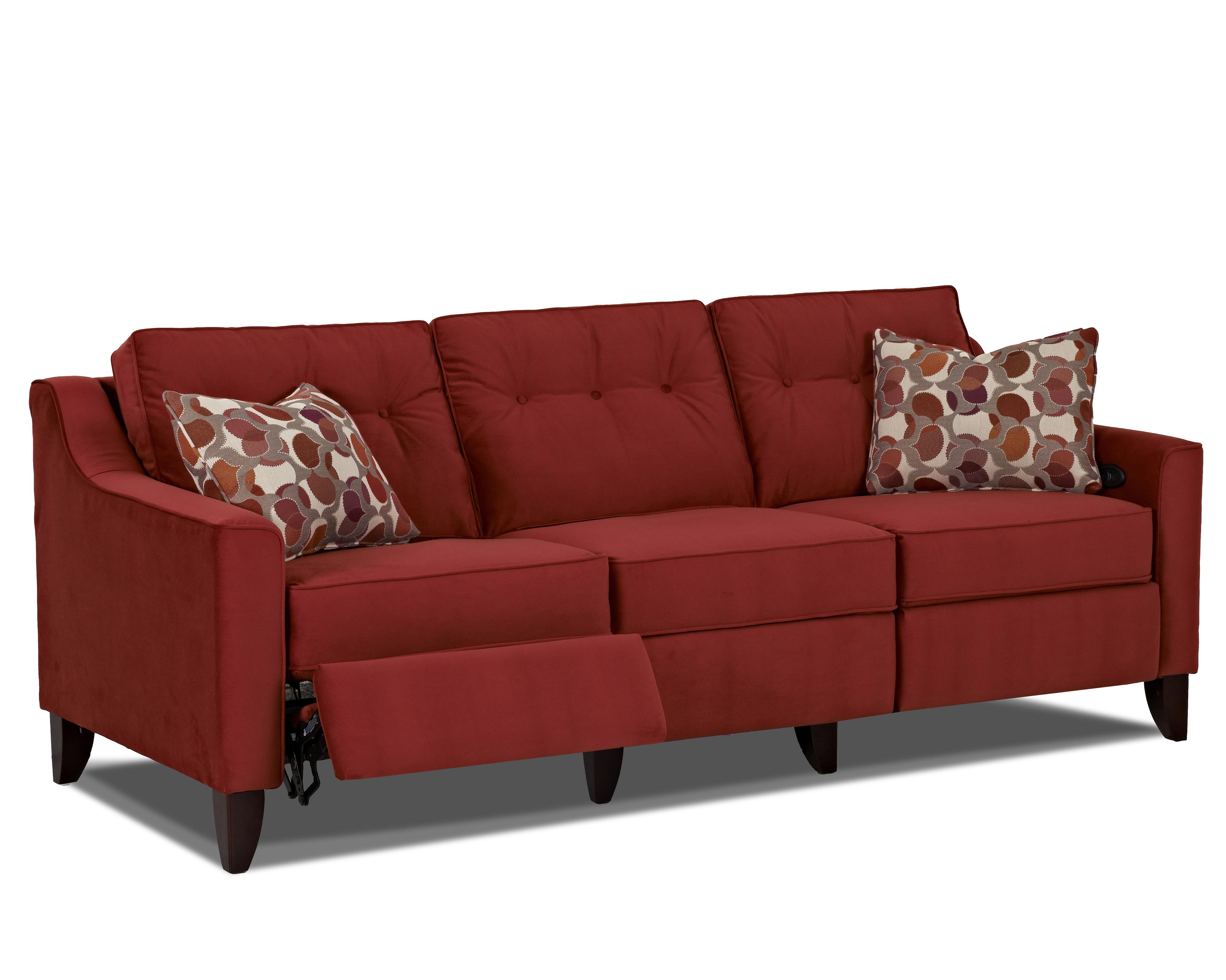 Trisha Yearwood Home Audrina Contemporary High Leg Power Reclining Sofa